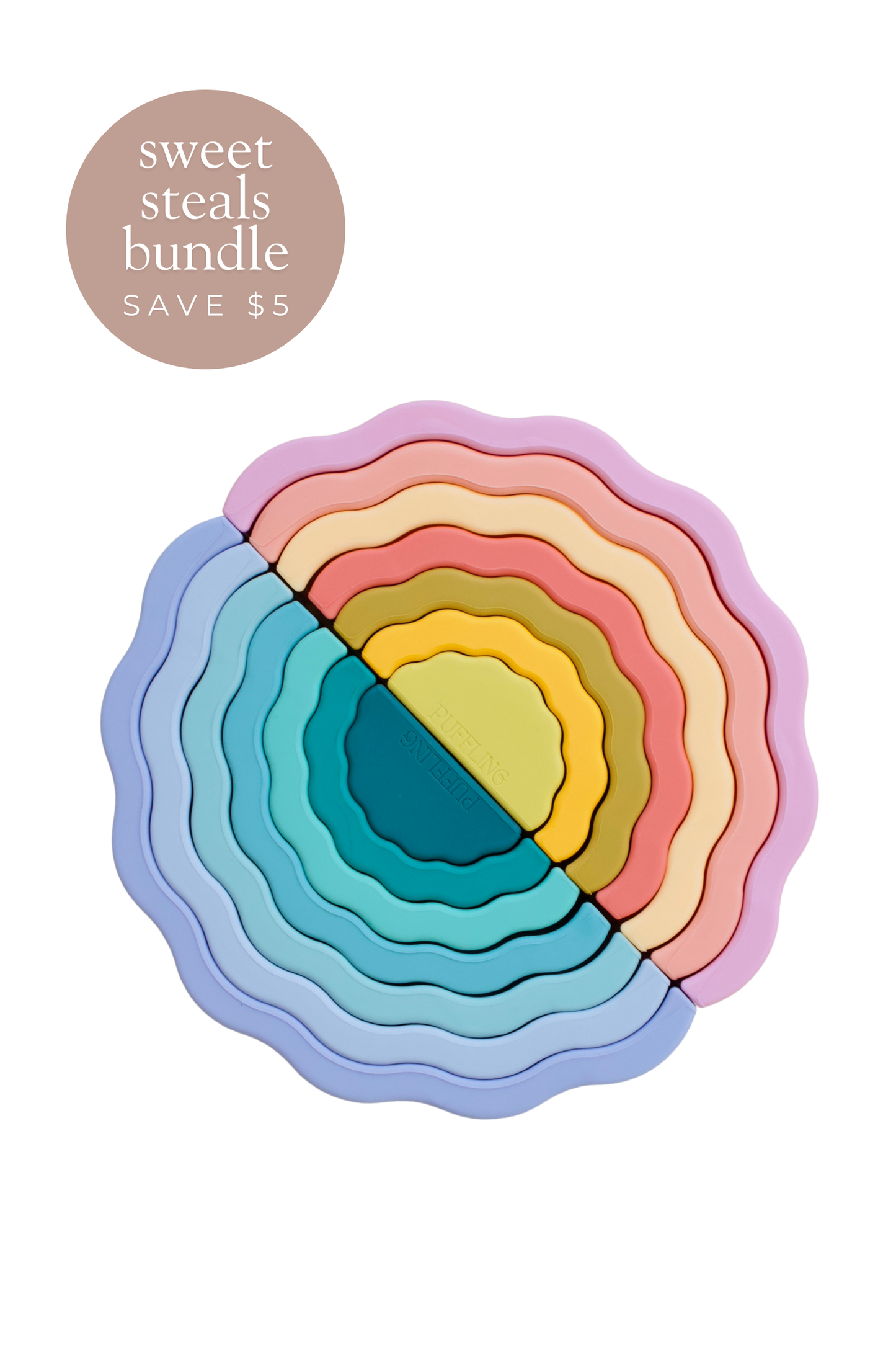 Sunset Stacker Duo || Cotton Candy + Glacier