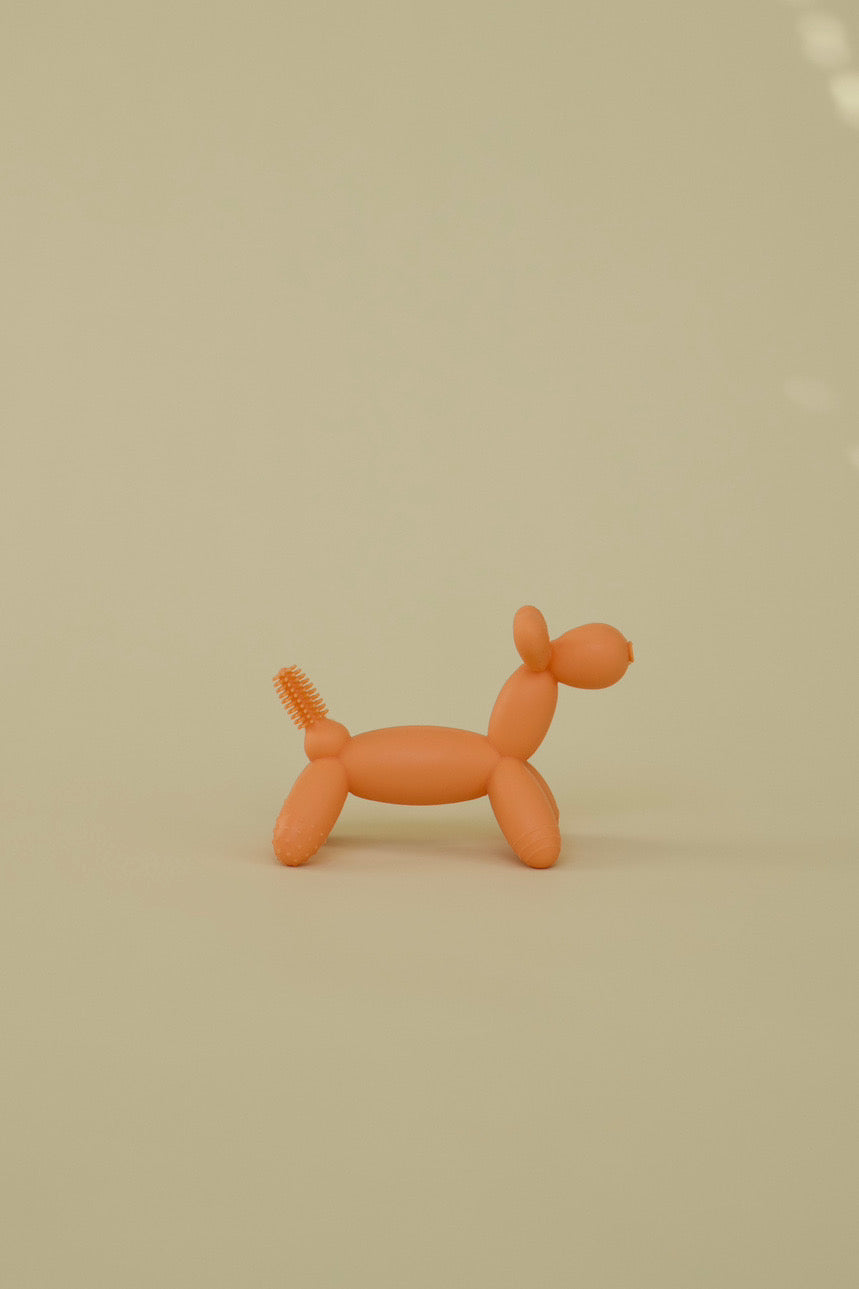 The Party Animal Silicone Teether || Clementine