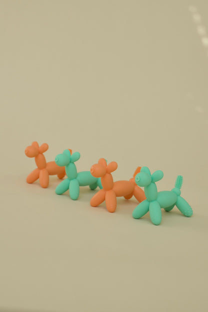 The Party Animal Silicone Teether || Mint