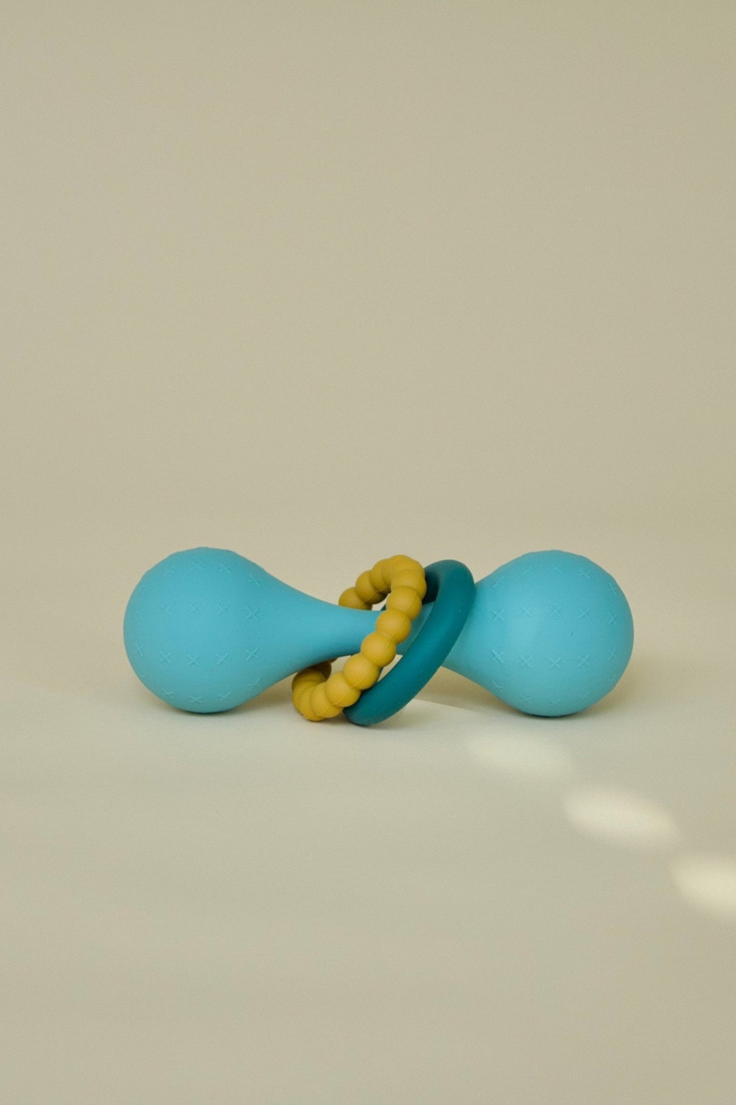 The Gumdrop Rattle + Teether || Blueberry