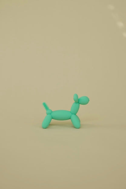 The Party Animal Silicone Teether || Mint