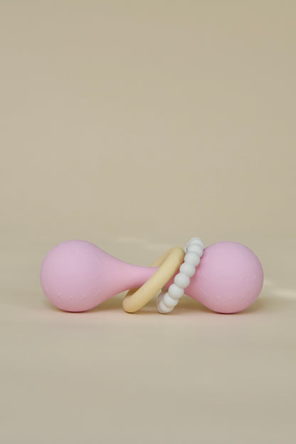 The Gumdrop Rattle + Teether || Bubblegum