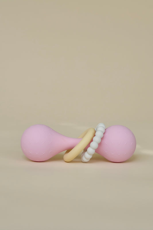 The Gumdrop Rattle + Teether || Bubblegum