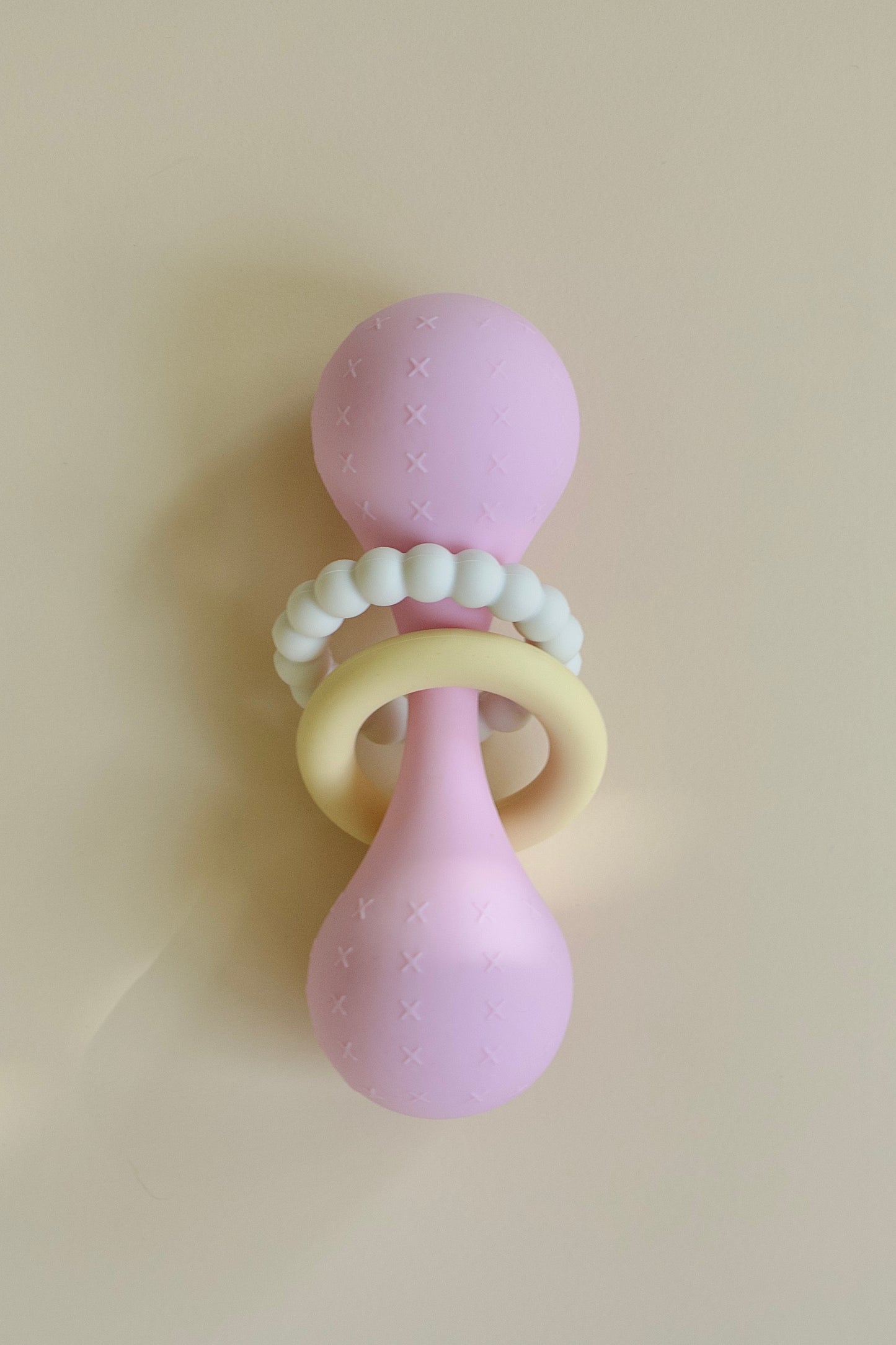 The Gumdrop Rattle + Teether || Bubblegum