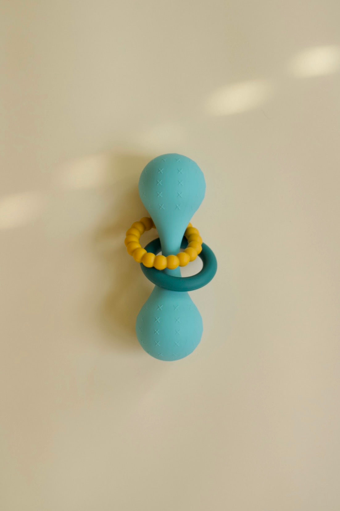 The Gumdrop Rattle + Teether || Blueberry