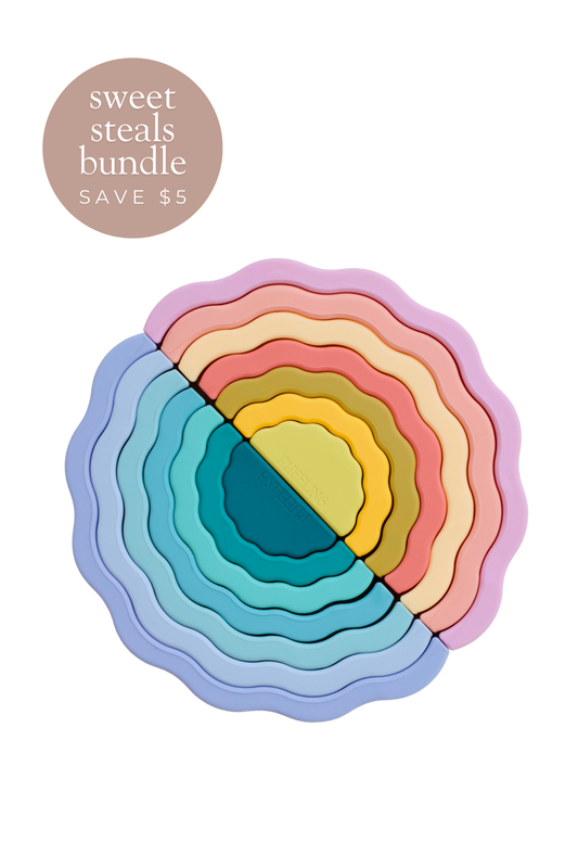 Sunset Stacker Duo || Cotton Candy + Glacier